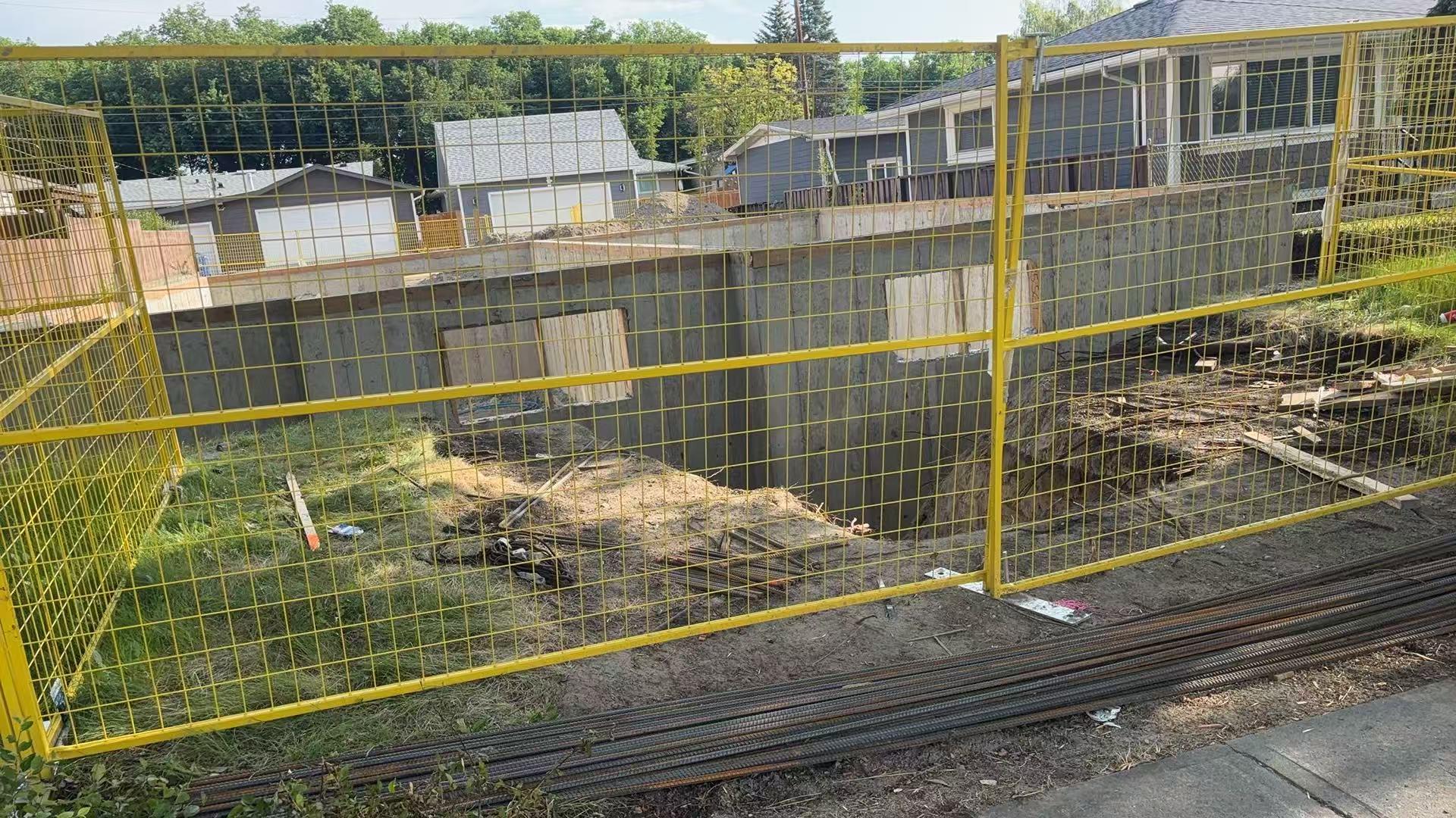 Excavation in progress